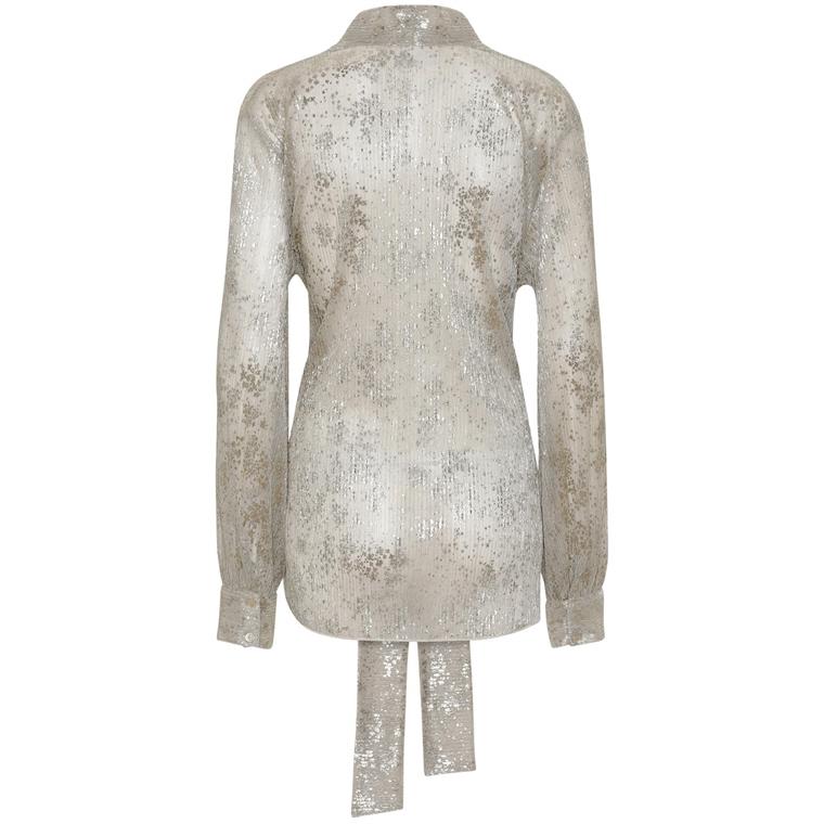 Karmamia Lola Wrap Bluse, Shimmer star